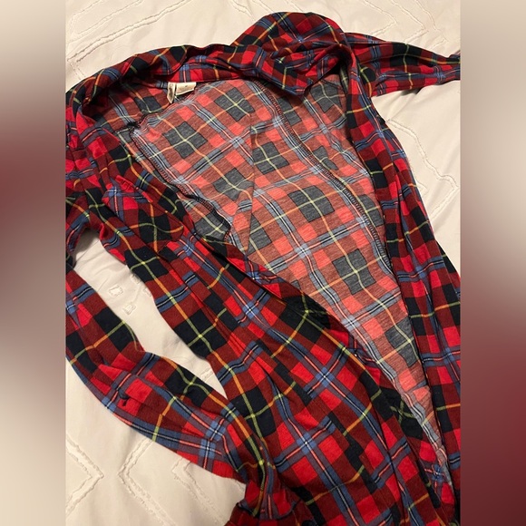 Long plaid shirt - Picture 1 of 4